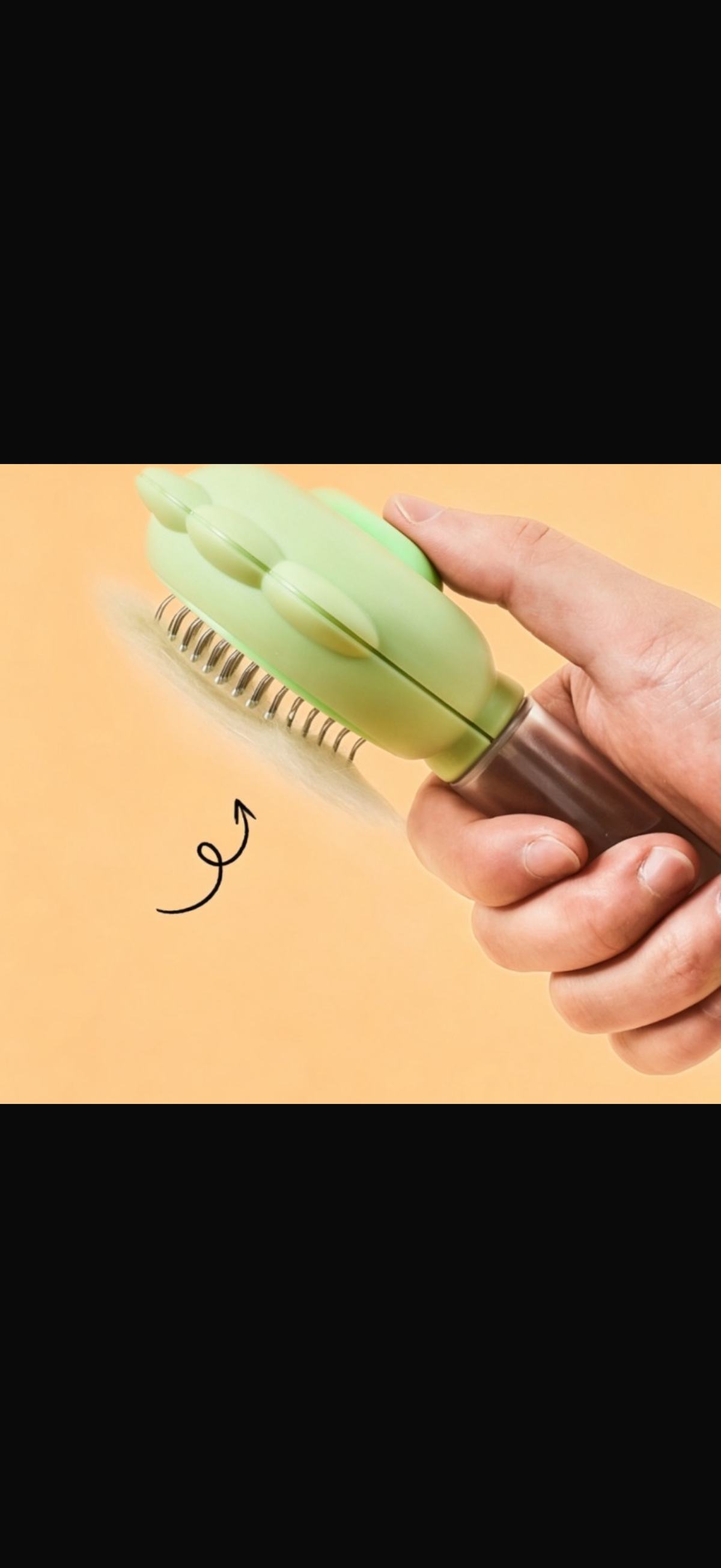 SoftGlide™ Vachtborstel met Sprayfles